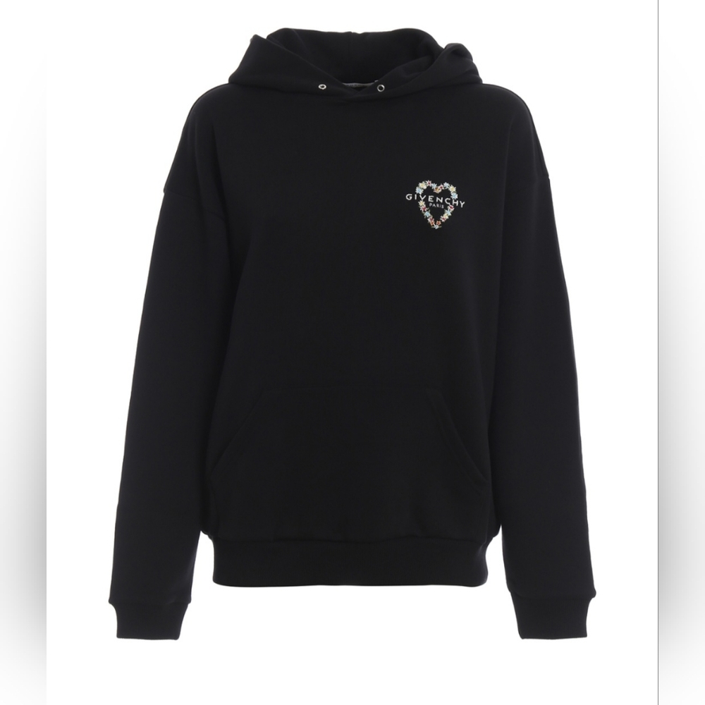 Givenchy ladies hoodie pearl beaded logo size M size 8 - Picture 5 of 8
